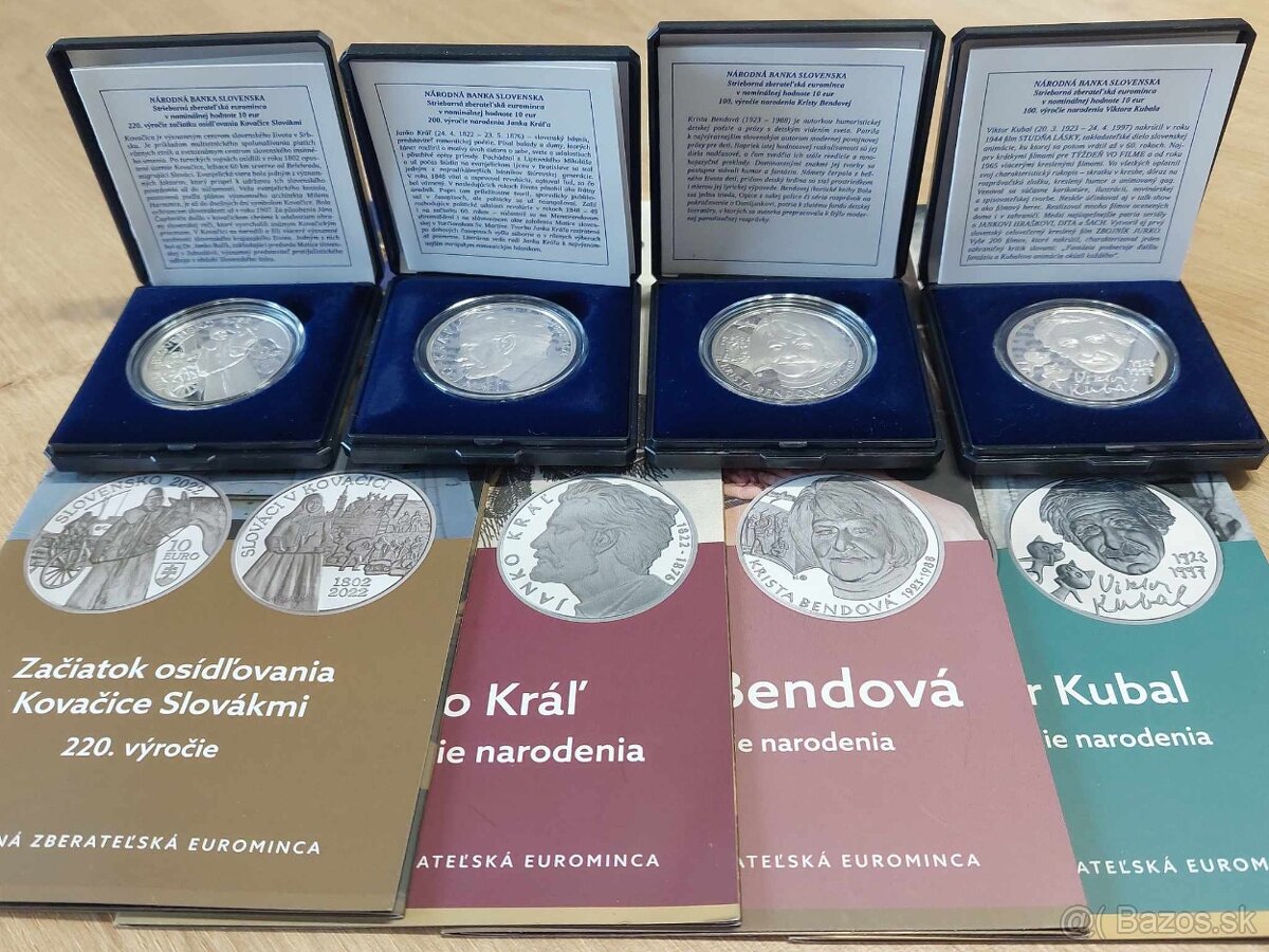 Slovenské strieborné mince