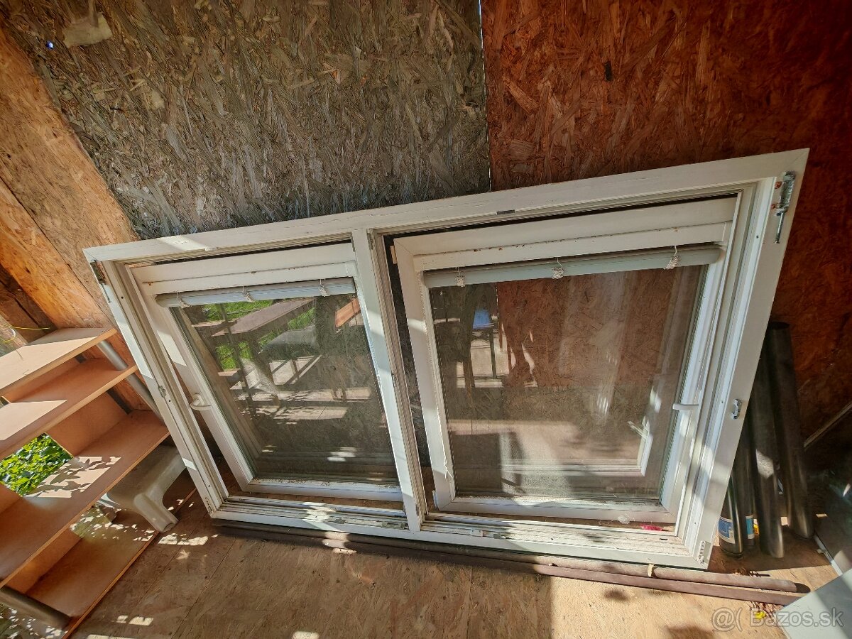 Staršie plastové okno 200x129 cm (šxv)