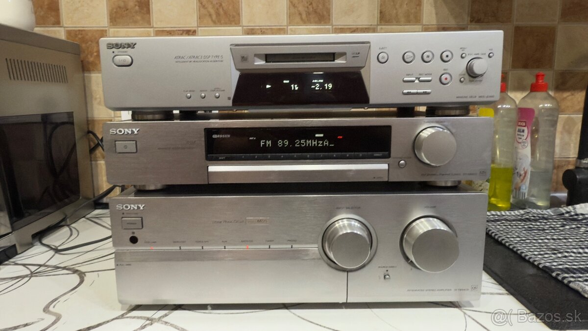 sony qs zostava zosik,tuner,minidisk