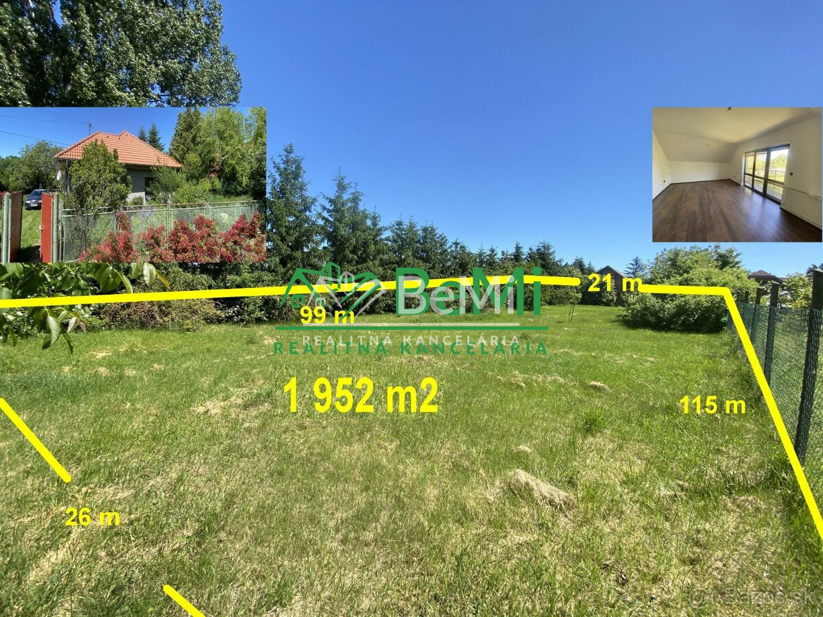 6 izbový rodinný dom pozemok 1 952 m2 Dolný Ohaj ID 482-12-M