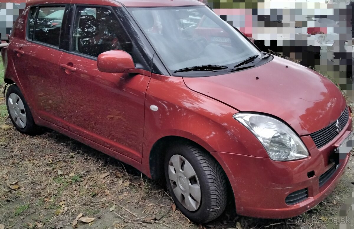 Suzuki SWIFT 1.3 2007 predám motor M13A, DVERE, PREVODOVKA