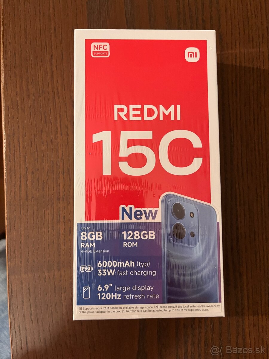 Predam novy Xiaomi Redmi 15C