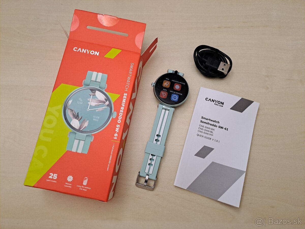 Predám smart hodinky CANYON Semifreddo SW-61 - nové