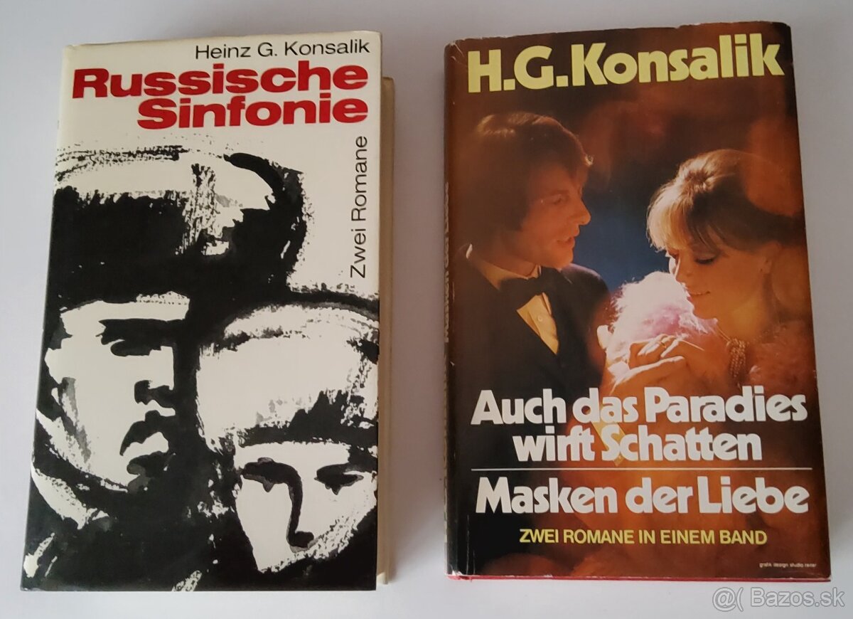 KNIHY V NEMČINE od Heinz Günther Konsalika IV. (2 eur)