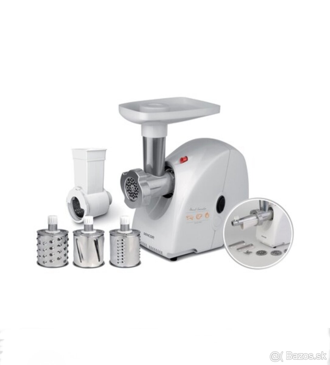 Sencor SMG 4382 mlynček na mäso, strúhač, odšťavo