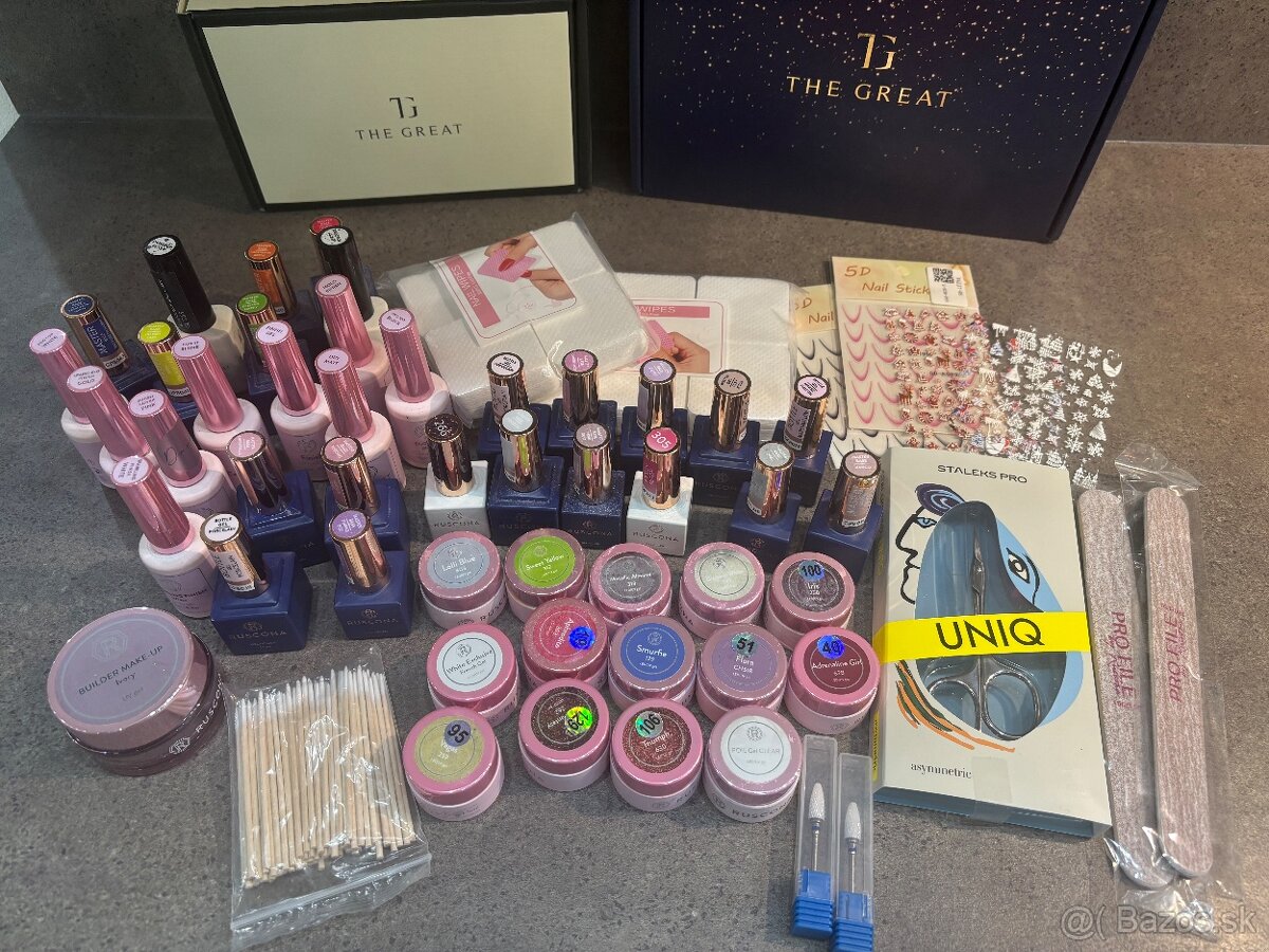 Predám veci na nechty od značky ruscona a the great