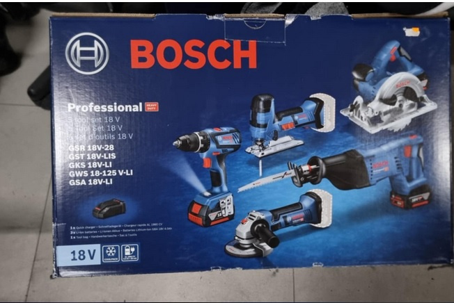 BOSCH Profesional, Kombinovaná súprava Bosch s 5 nástrojmi