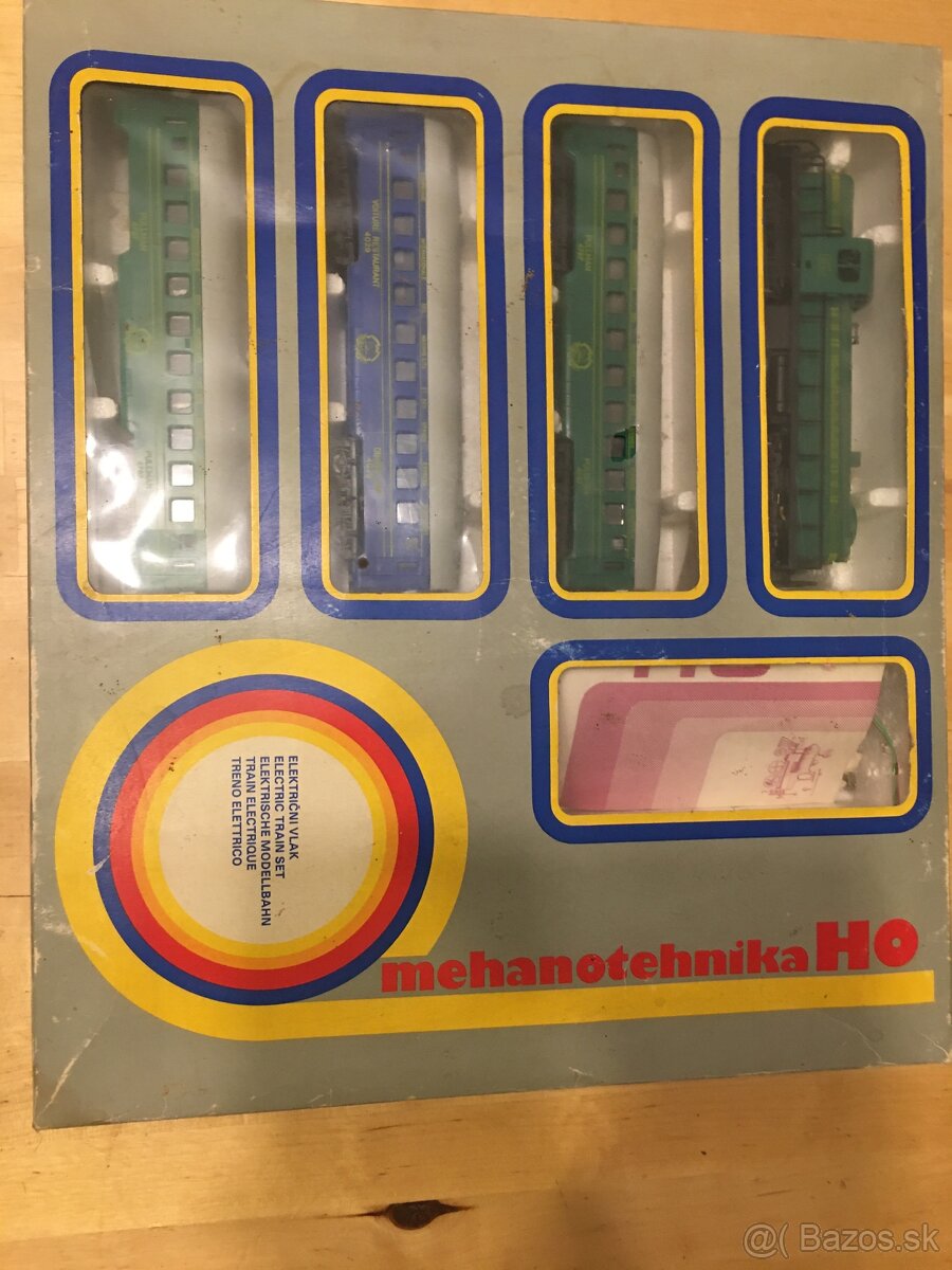 Set vlacikov s kolajnicami MEHANOTEHNIKA H0