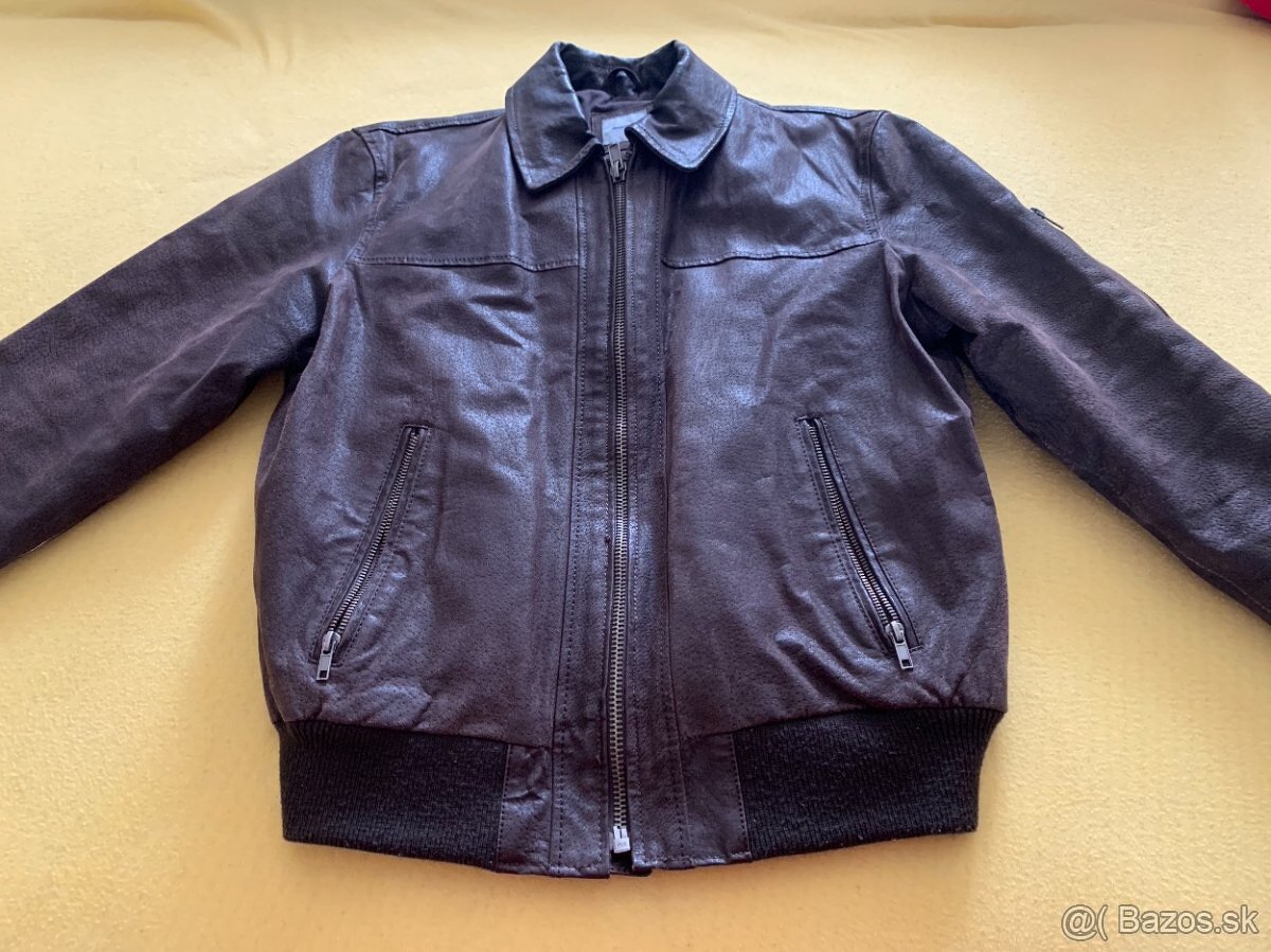 Kožená bunda Montego,velkosť- M