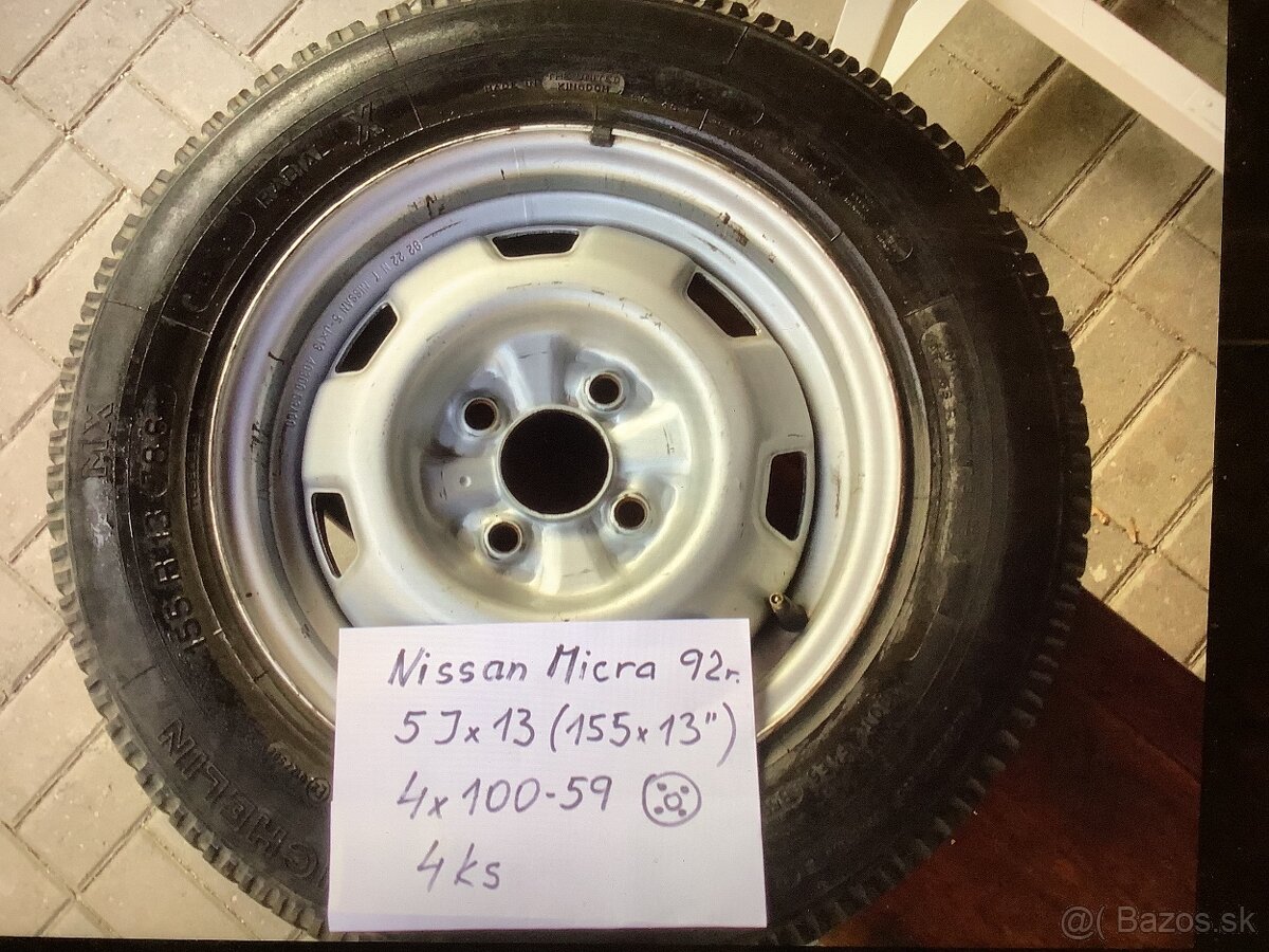 Kolesa na Nissan Micra