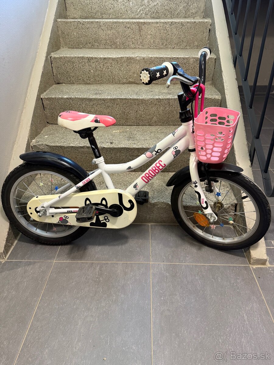 Dievčenský bicykel DEMA Drobec 16”