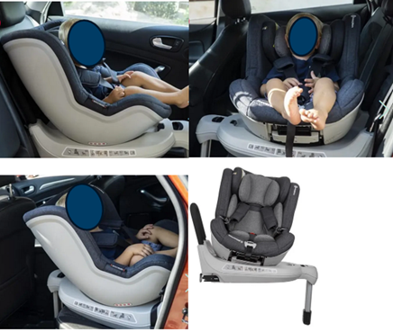 Otočná autosedačka PETITE&MARS Reversal II (0-18 kg) Isofix