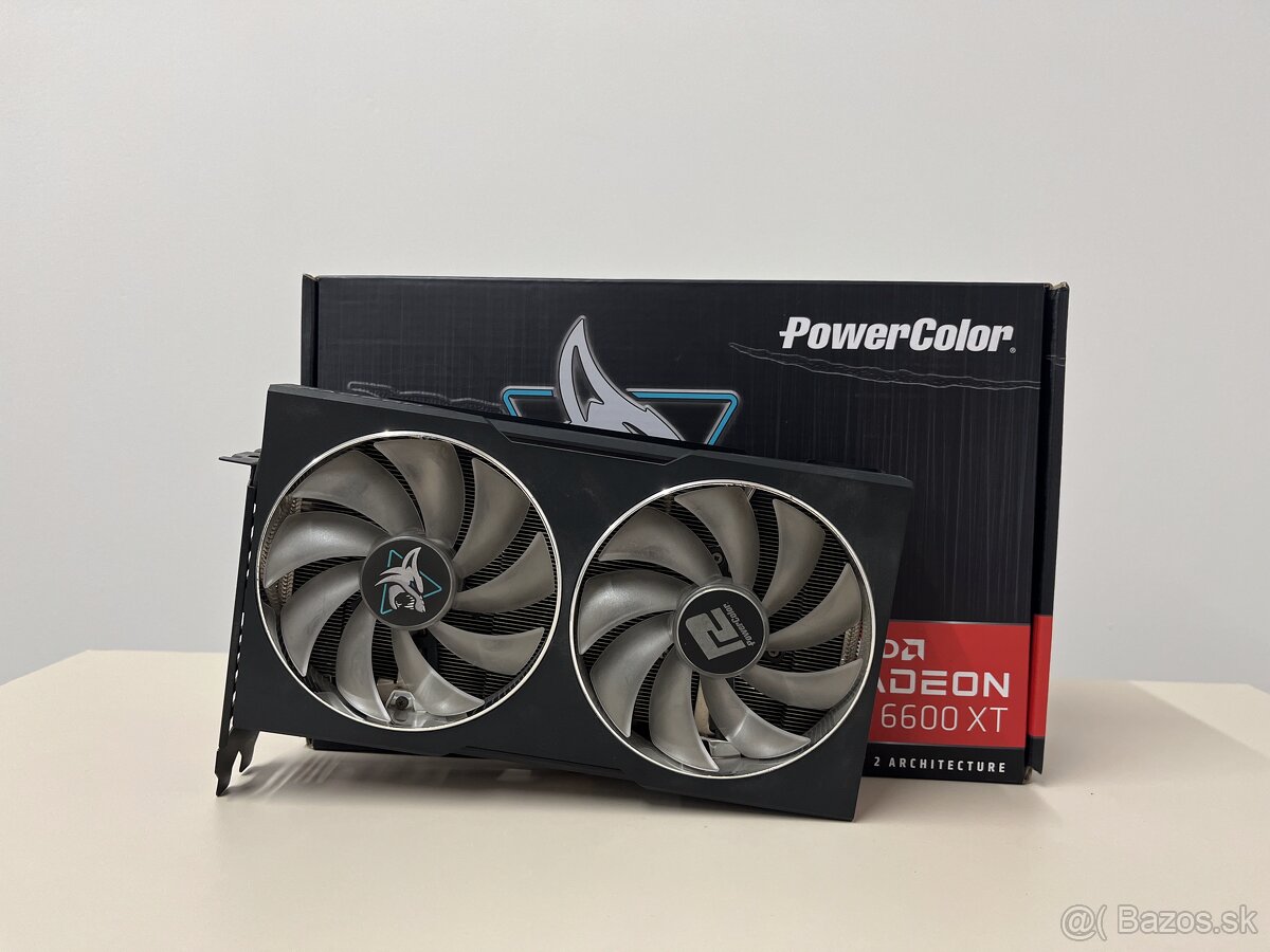 Predám grafickú kartu PowerColor AMD Radeon RX 6600xt 8GB