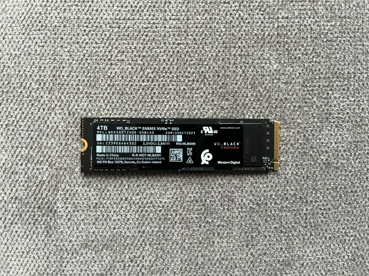 M.2 NVME WB_Black SN850X 4TB