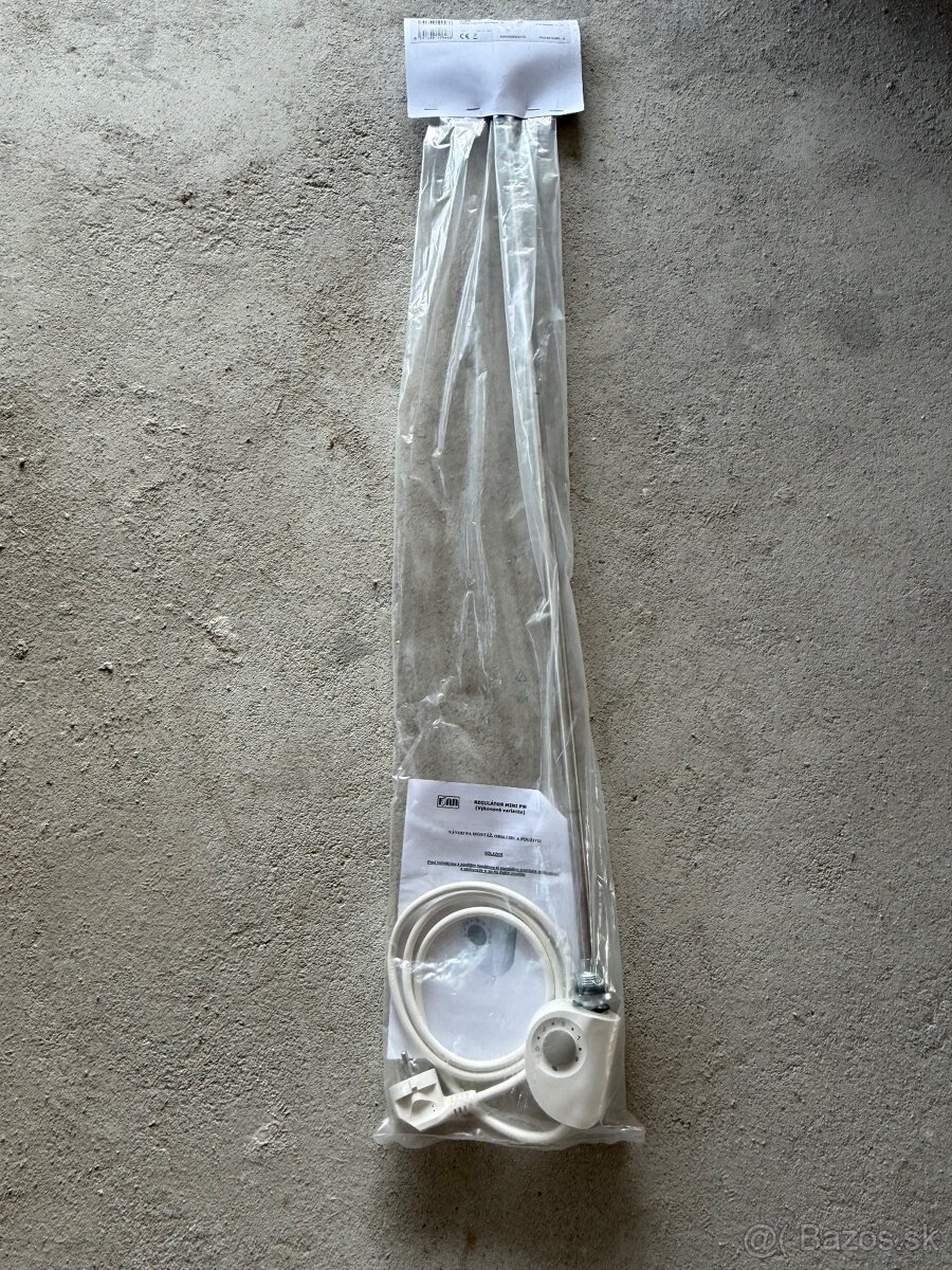 ISAN Vykurovacia tyč s regulátorom MINI PW,biela,800w