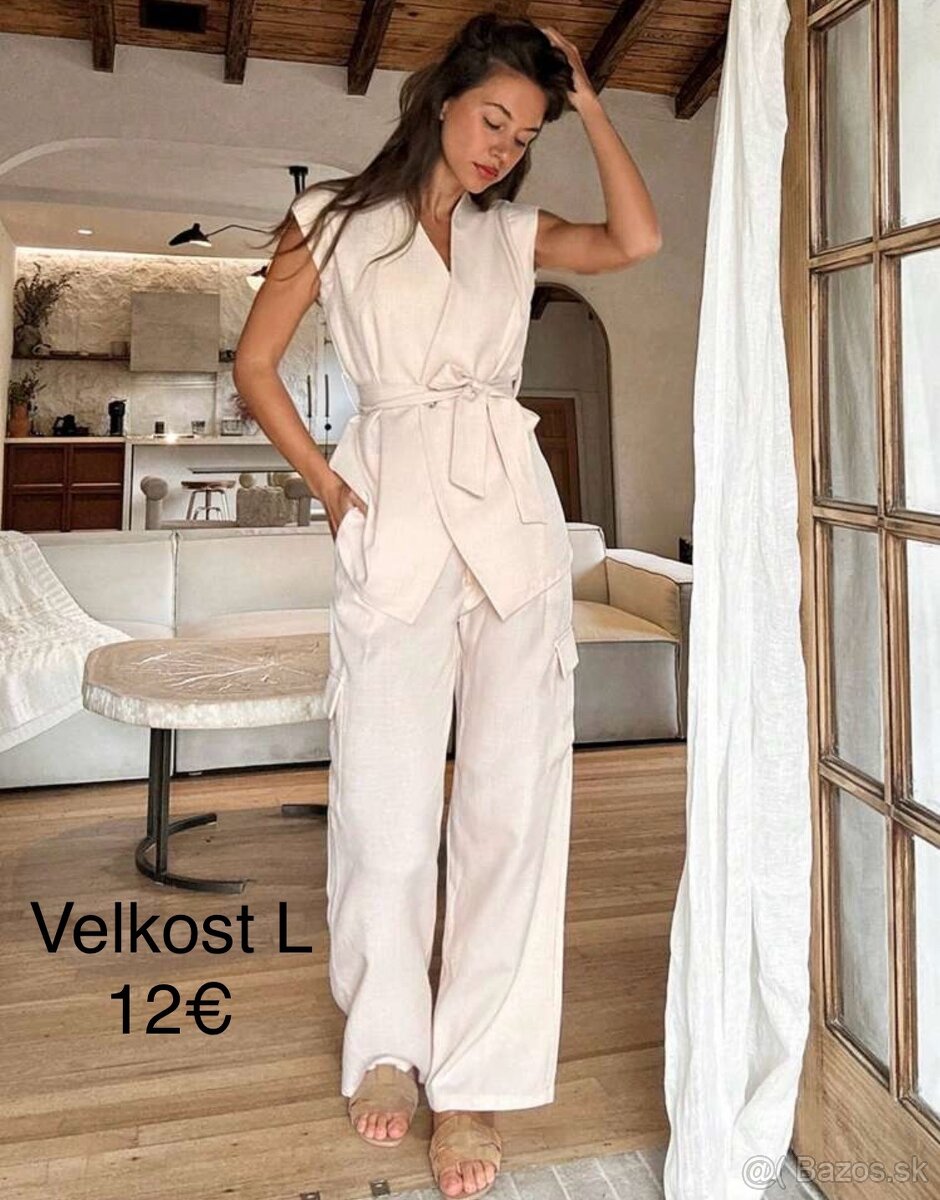 Marhulovy komplet bluzka nohavice