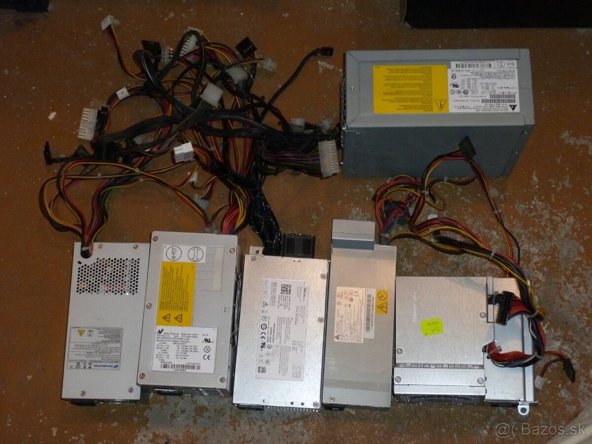 Predám atypické zdroje do PC, ATX aj AT, 7€ za kus