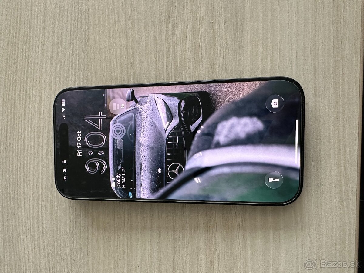 apple iphone 16pro 256gb čierny titán