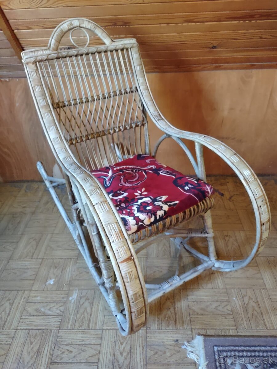 Retro hojdacie kreslo