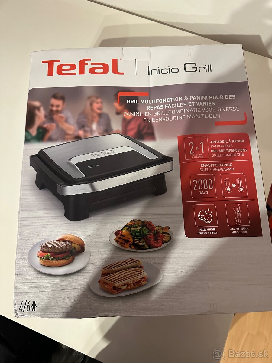 Predám multifunkčný gril + Panini maker – 2v1, 2000 W – skve