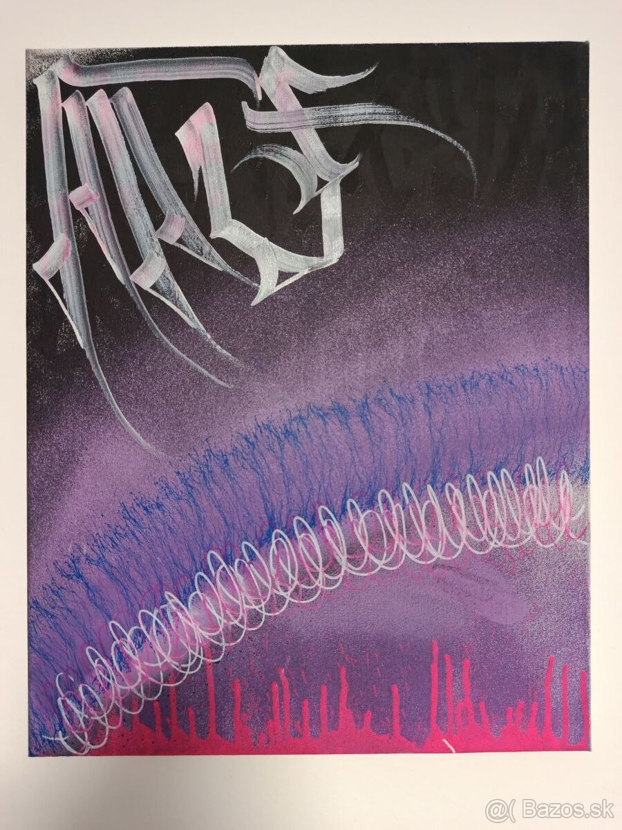 Obraz fluorescenčné, street art