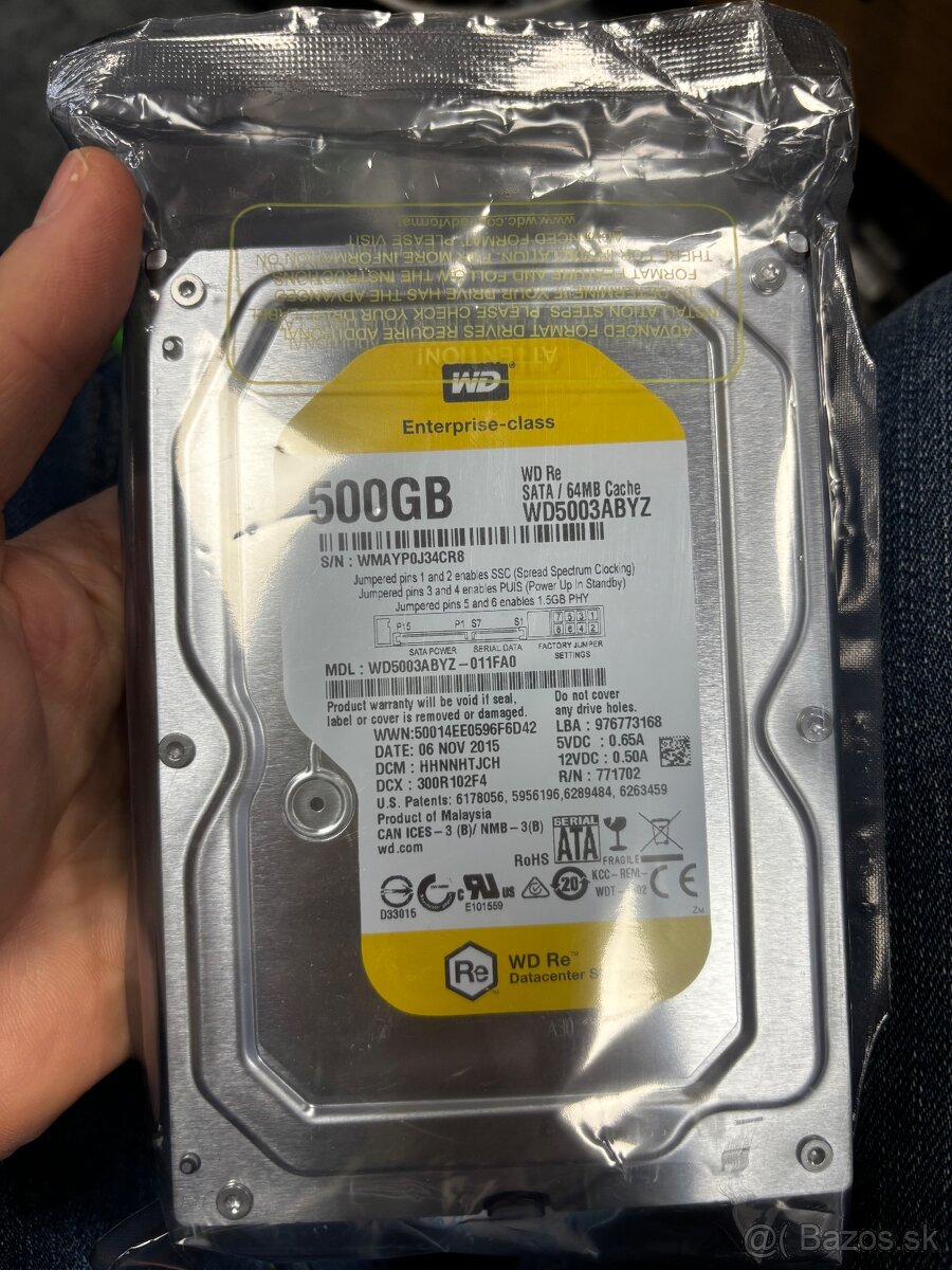 Nov HDD WD 500GB datacenter