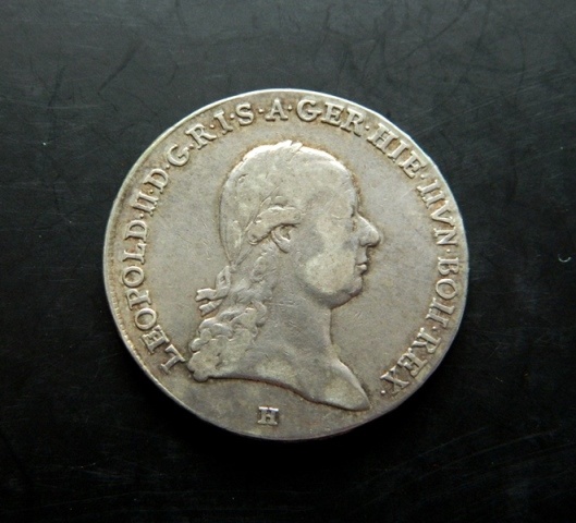Predám 1 toliar 1792 H Leopold II.