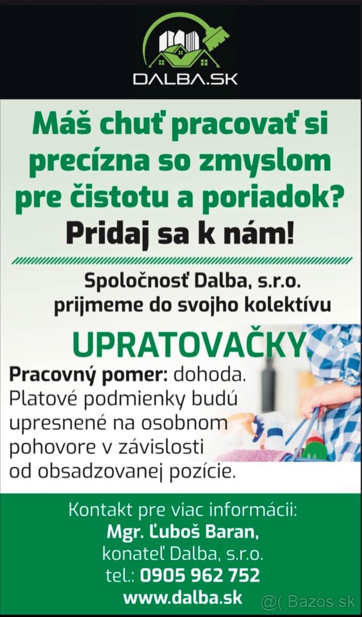 Upratovanie kancelárií