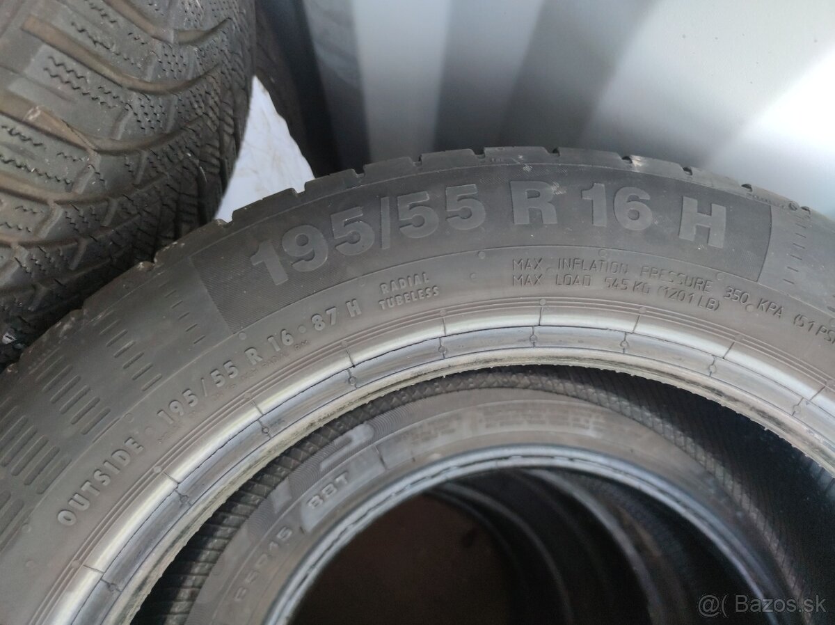 Letne Continental ContiEcoContact 5 195/55 R16 - 4ks - 80e