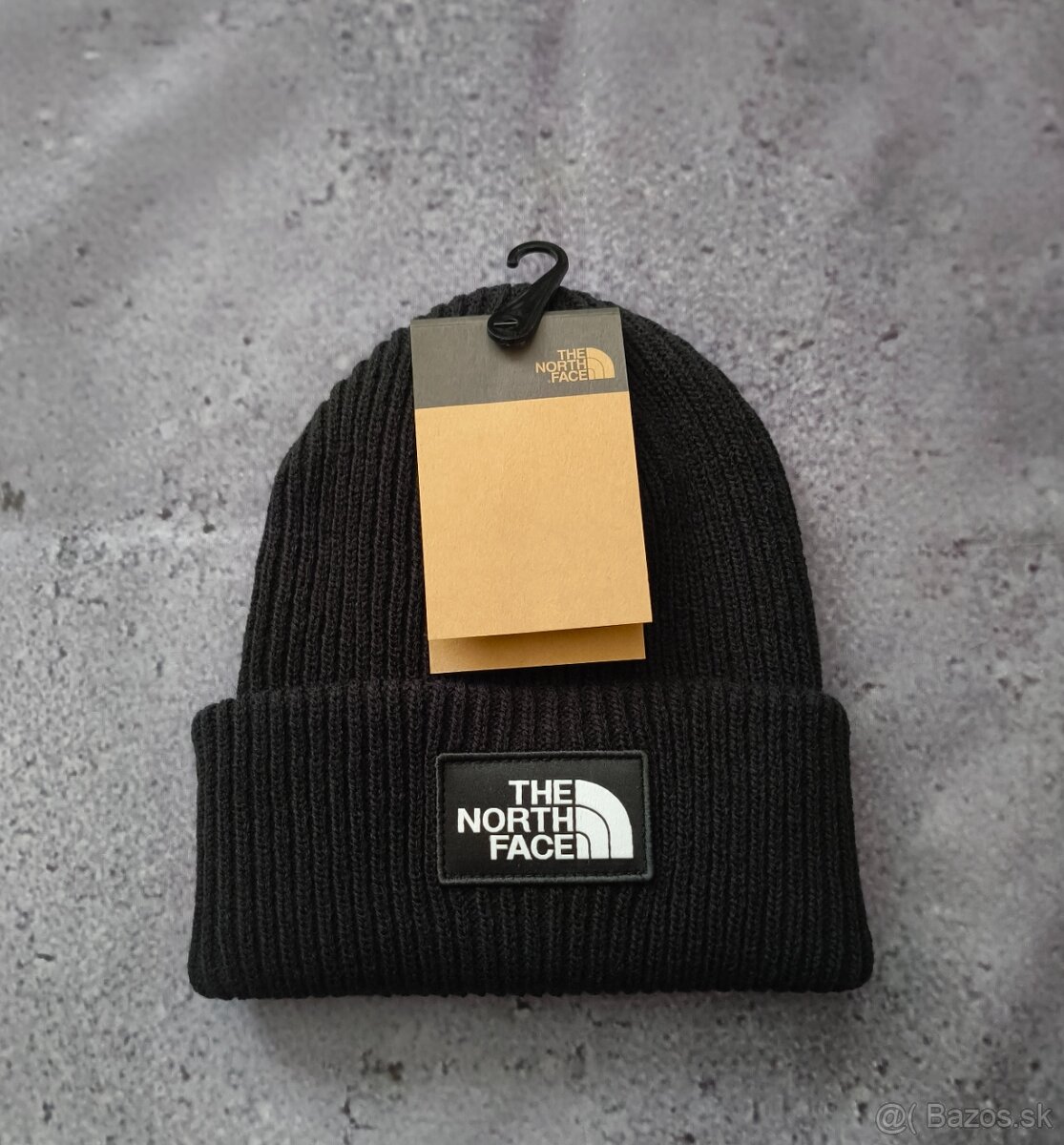 North Face čiapka čierna