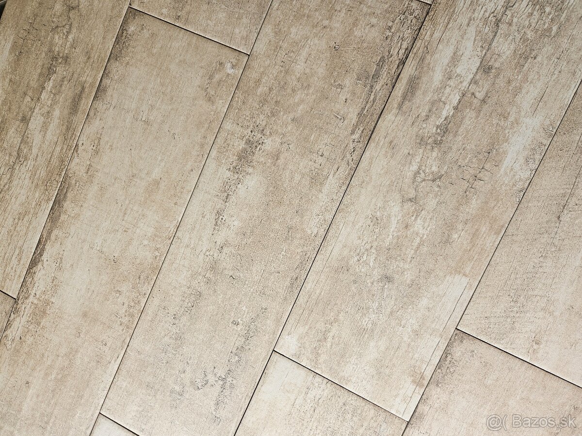 Dlažba keramická 20x60 drevodekor beige, štýlová, vintage
