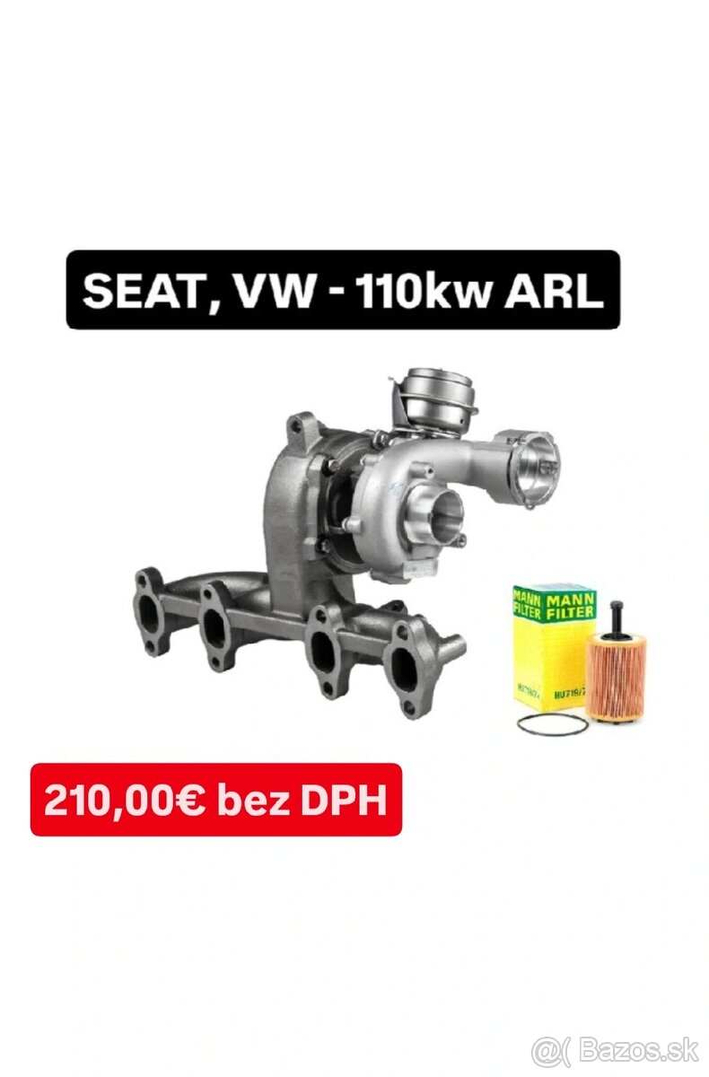Turbo GARRETT 1.9 TDi / ARL - 110kw