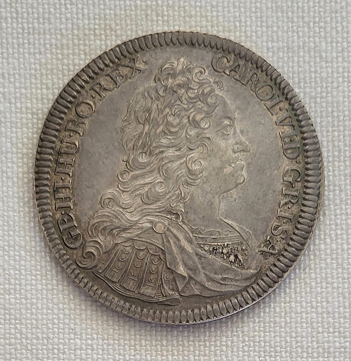 Toliar Karol VI., 1730, Hall, 5 bodiek pod bustou