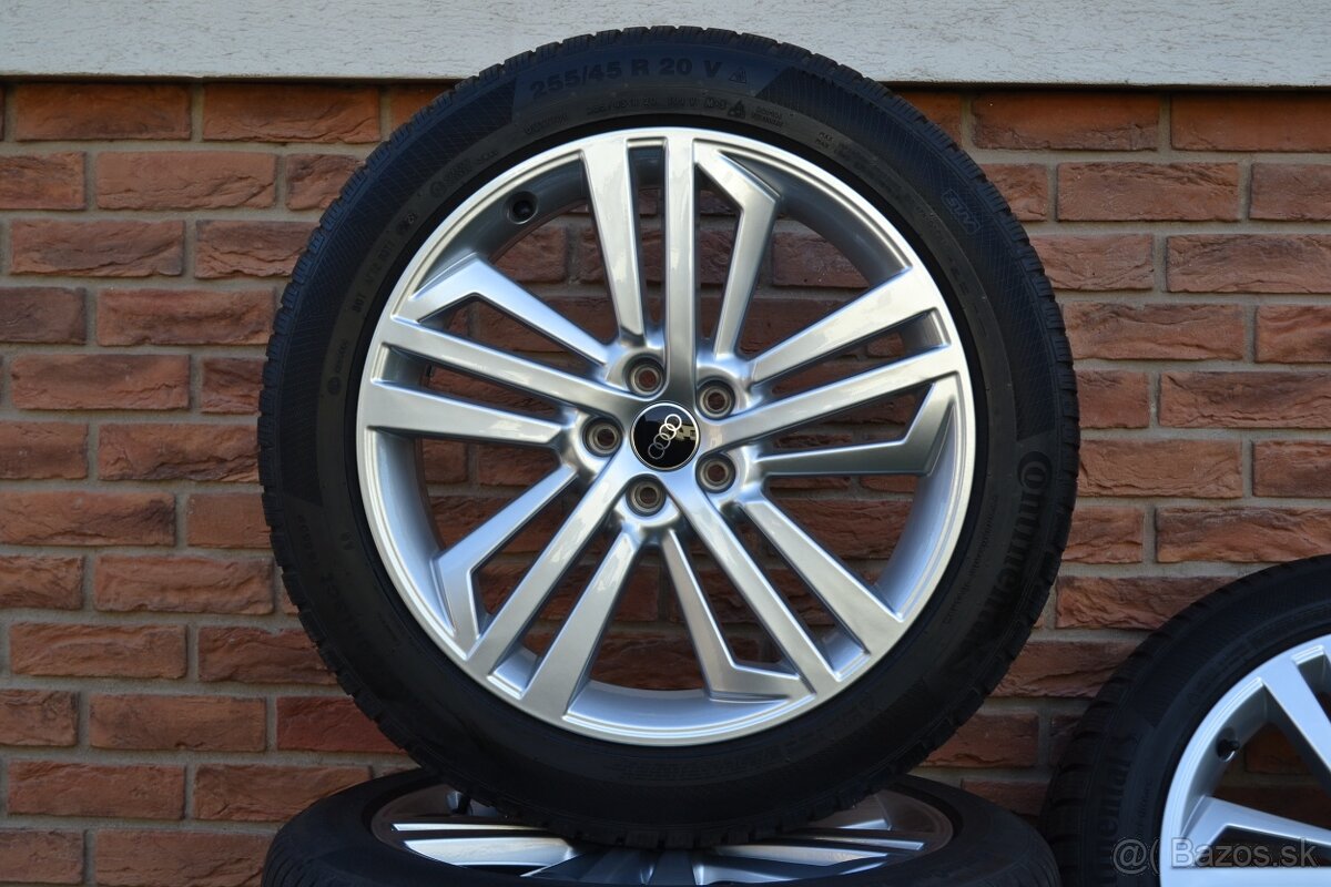 5x112 R20 Zimna sada Org. Audi Q5 SQ5 + 255/45 R20 Cont.