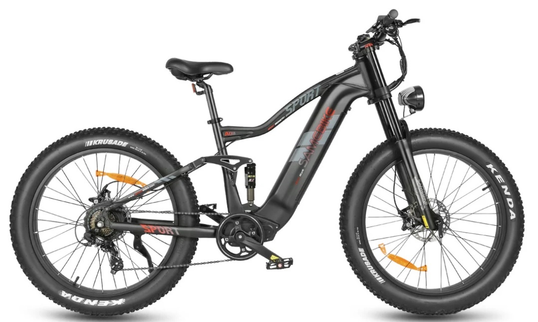 Celoodprúžený horský elektrobicykel FATBIKE RS-A08 1000W 46V