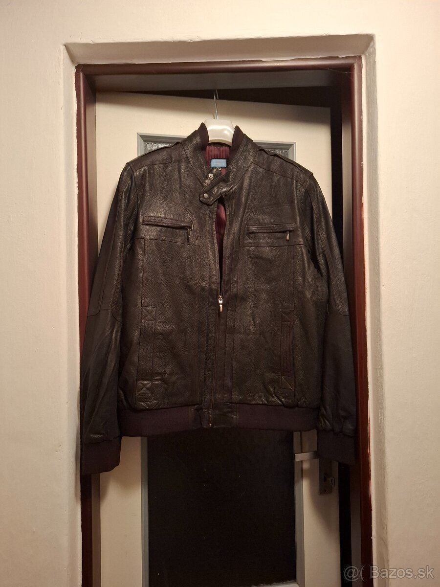Pánska kožená bunda