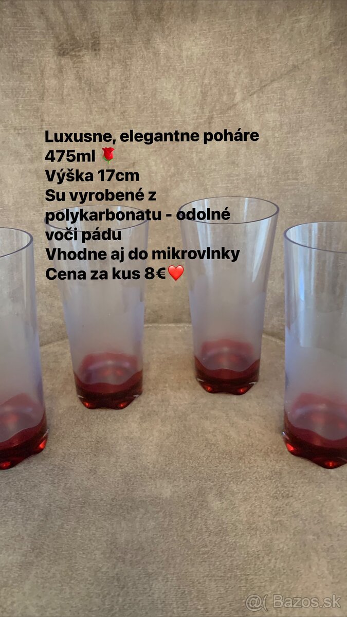 Poháre 475ml - Tupperware