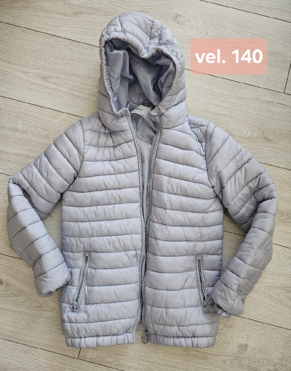 Dievčenská zimna bunda, vel. 140
