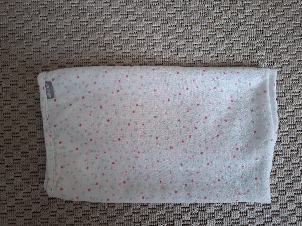 Letná prikrývka do kočiara - mušelín 70x70