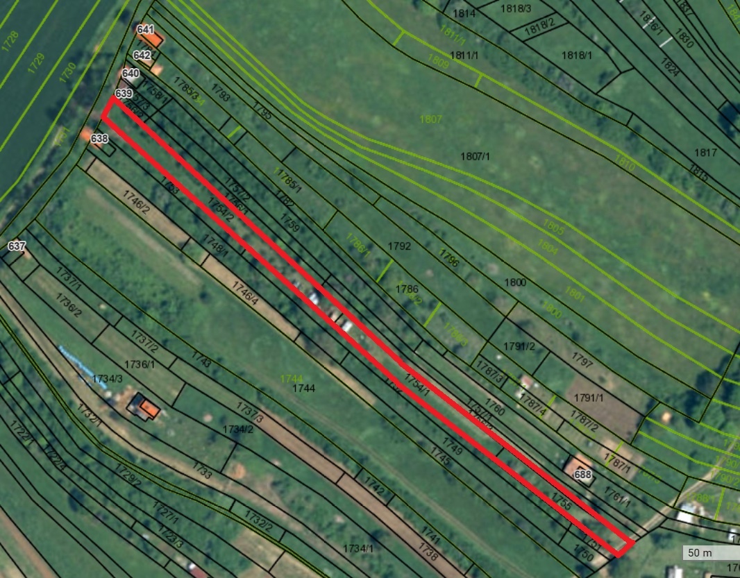 Pozemok na rekreáciu - Bátovce - 1058m2