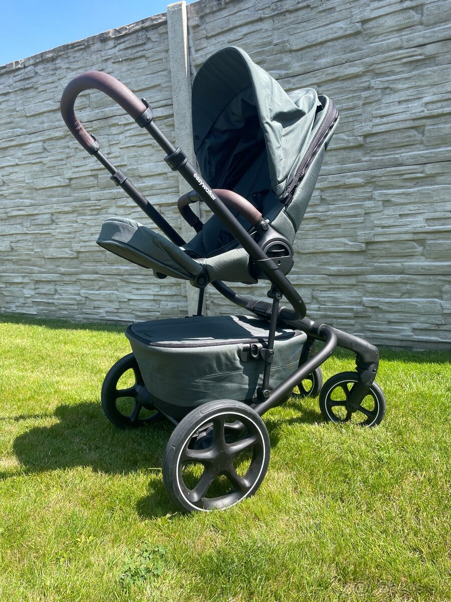 Easywalker Jimmey Pine Green SET + autosedačka Cybex