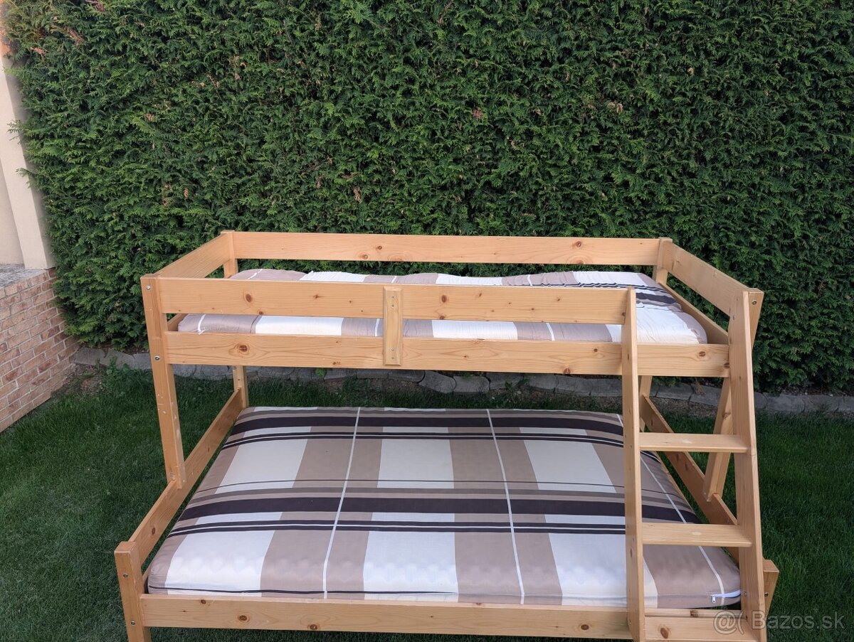 Predám poschodovú posteľ 80/120/200 Ikea
