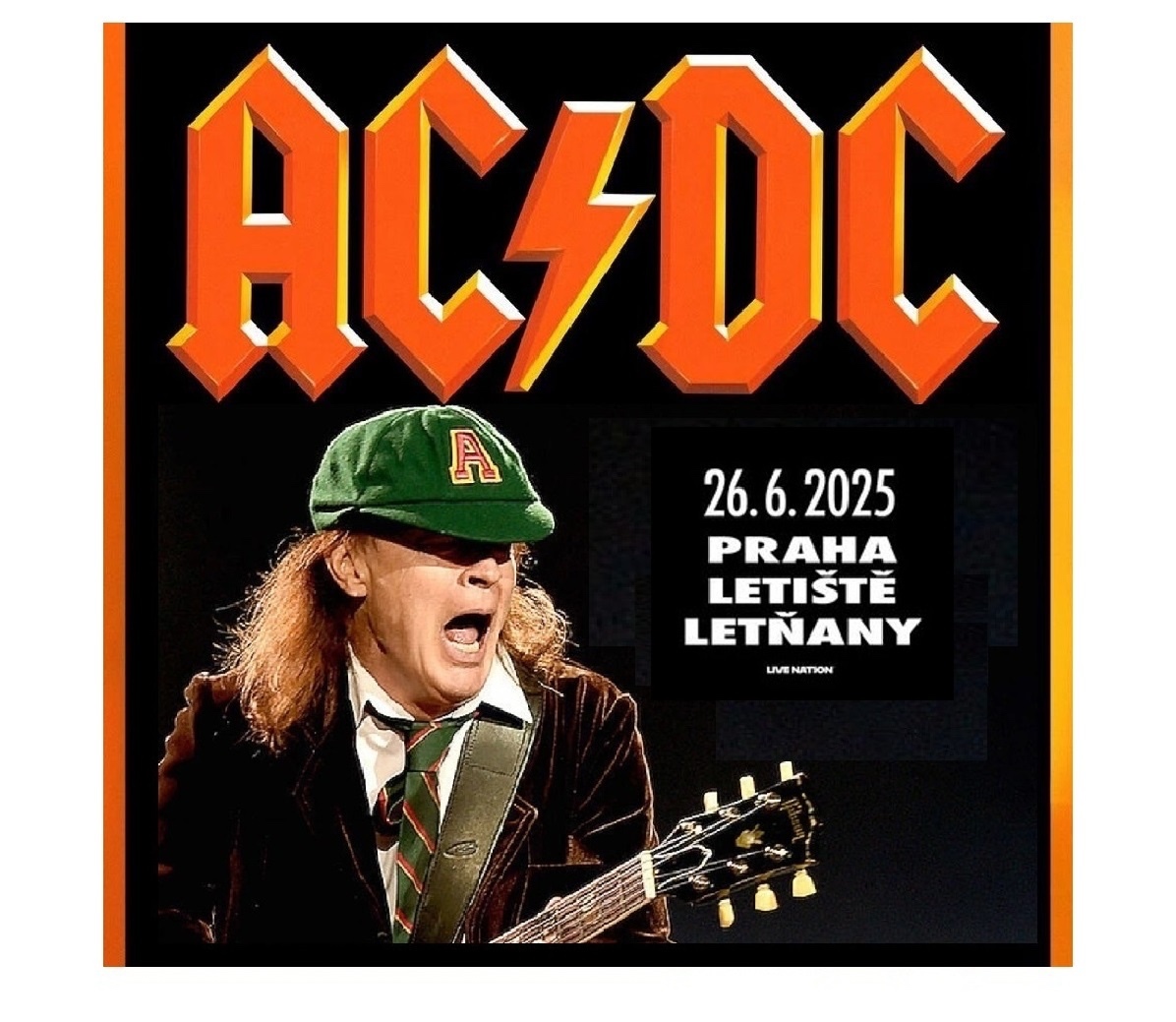 ACDC Praha 26.6.2025 Listky na sedenie sektor A/ r16
