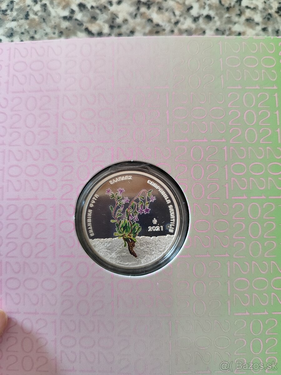 5 Euro Grécko 2021 - Campanula saxatilis (BU)