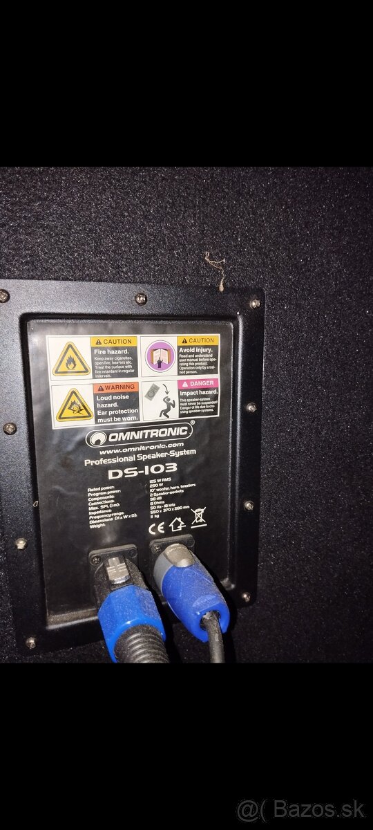 Predám Repro káble 600wats a 250 wats