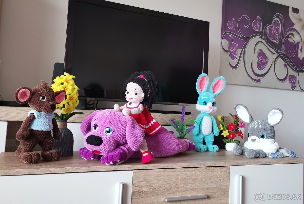 Nové háčkované hračky