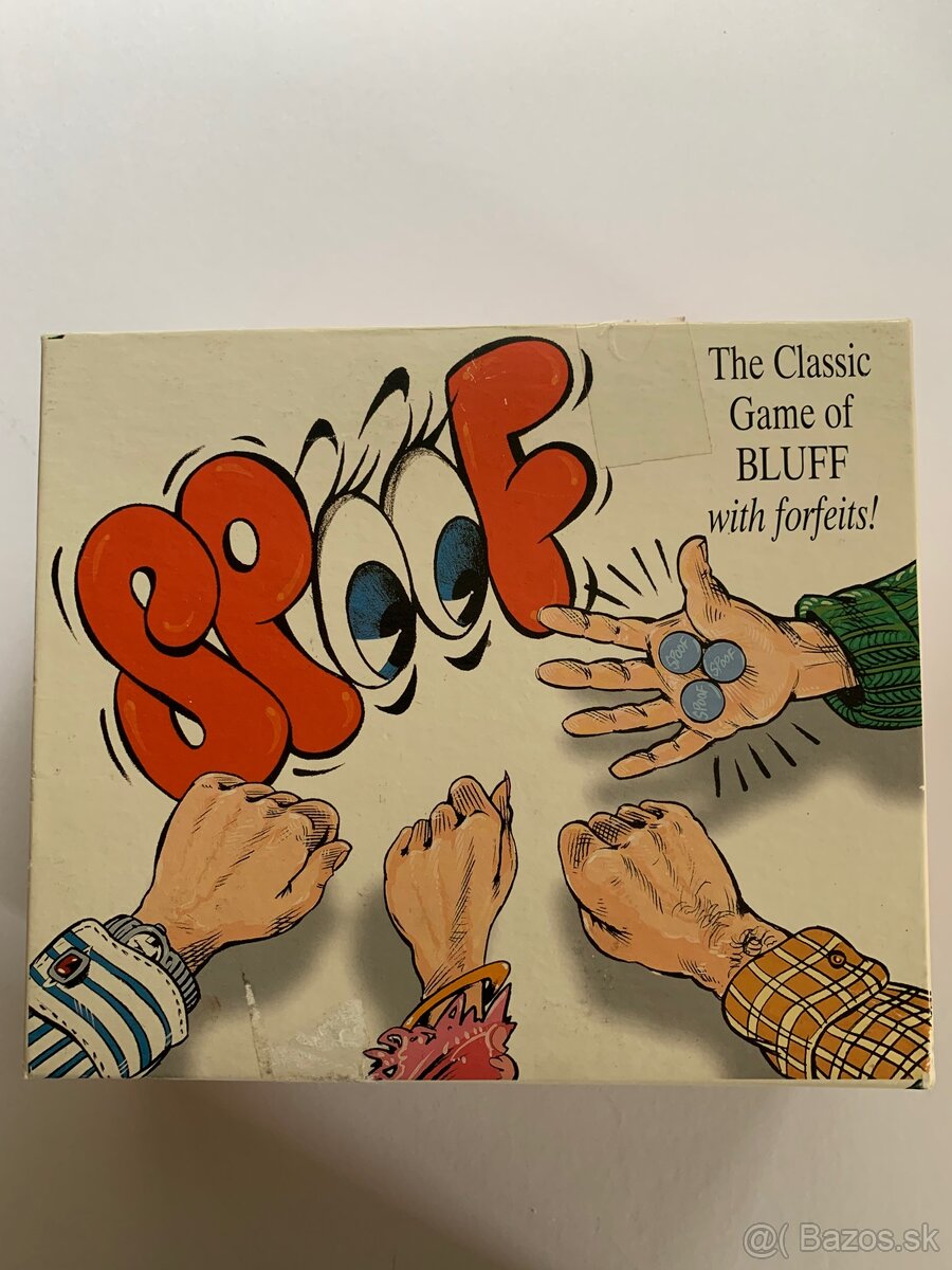 Anglicka hra: SPOOF, klasická hra.