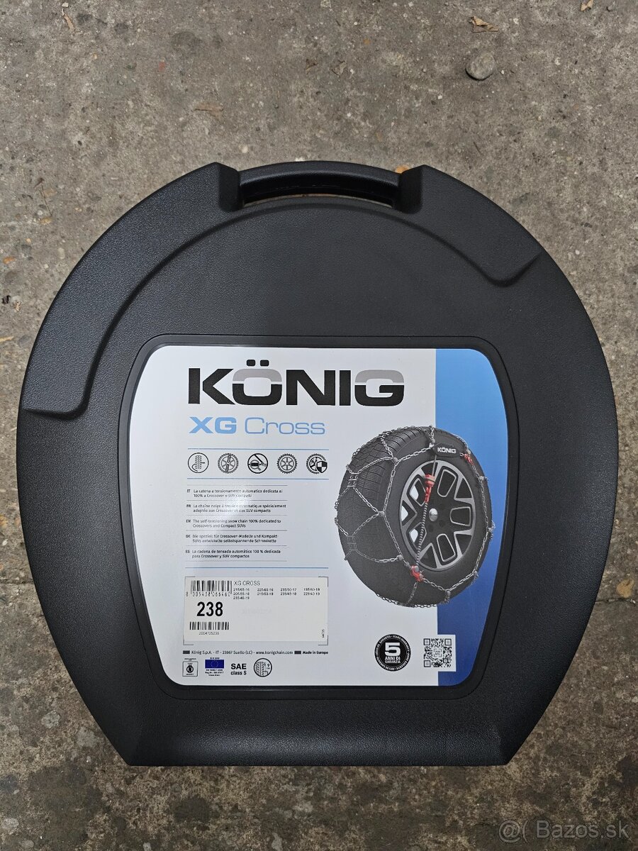 snehové reťaze Thule König XG Cross 238