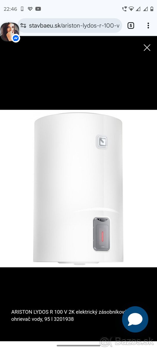 Ohrievač vody ariston