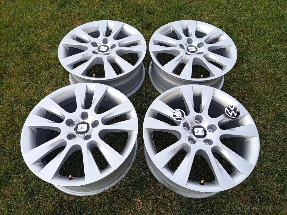 Alu Disky Seat R17 5x112 Et39 7J Škoda Audi Volkswagen